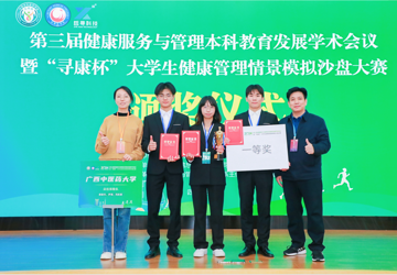 taptap点点体育代表队在全国第三届“寻康杯”大学生健康管理情景模拟沙盘大赛荣获一等奖