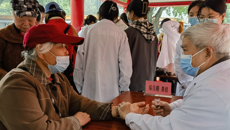 高等职业技术学院开展社区义诊活动