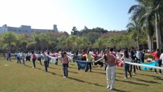 护理学院开展2011年秋季素质拓展之学干培训