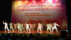 点点体育留学生参加2014驻邕高校留学生泼水节