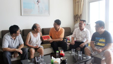 点点体育走访慰问老党员和生活困难党员