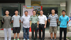 青秀区武装部莅临赛恩斯新医药学院指导2016年征兵工作