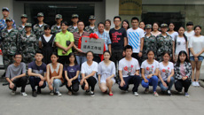 赛恩斯新医药学院顺利进行征兵工作站挂牌仪式