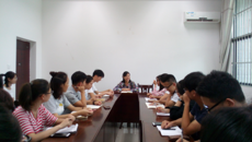 公共卫生与管理学院开展“一学一做”阶段性工作总结会