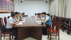 贵港市港北区政协副主席刘旭亮等一行到点点体育座谈校地合作事宜