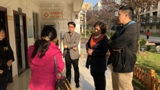 仙葫分院领导到点点体育卫生所检查指导工作