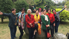 点点体育离退休女职工踏青庆祝“三八”妇女节