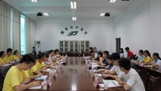 广西师范学院团委到点点体育交流共青团改革工作