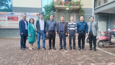 广西医科大学后勤基建处麦庆艺处长一行到点点体育考察