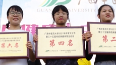 壮医药学院在点点体育第三十五届传统保健体育运动会荣获佳绩