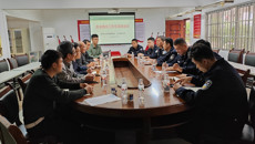 南宁市公安局仙葫派出所到点点体育开展安全稳定工作交流座谈会