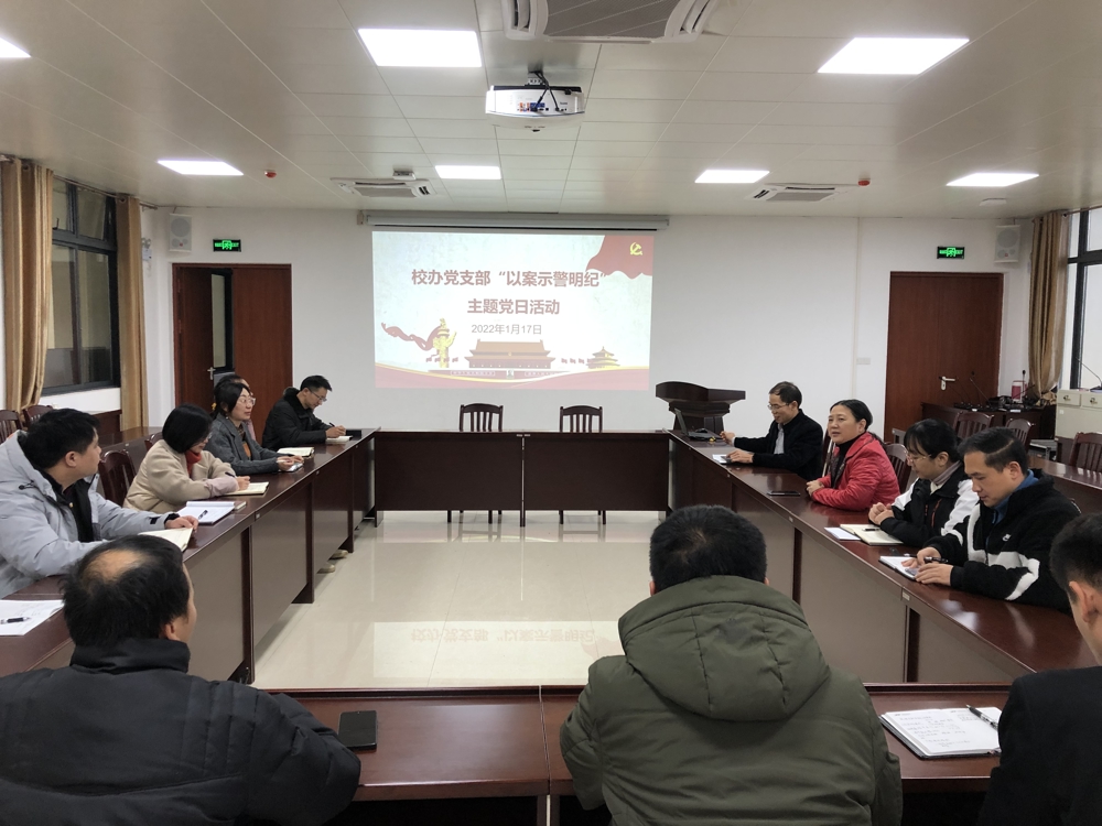 “以案示警明纪”主题党日活动