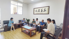 发展规划处处长莫雪妮一行到图书馆调研