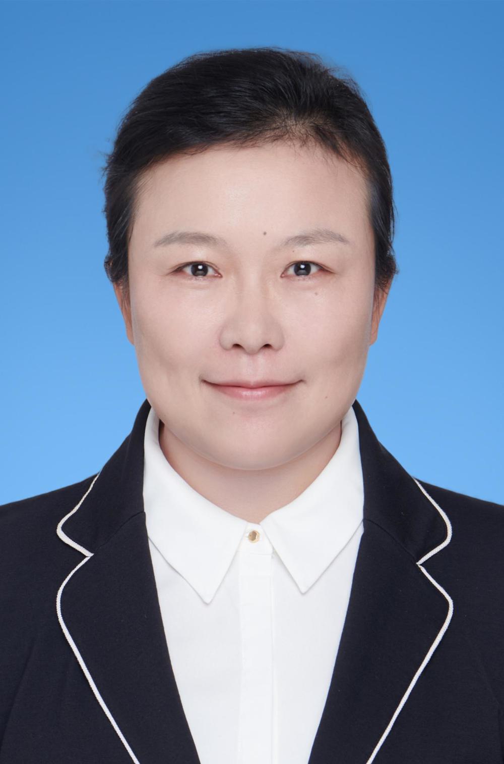 吴芳芳+硕导照片 小2寸 蓝底